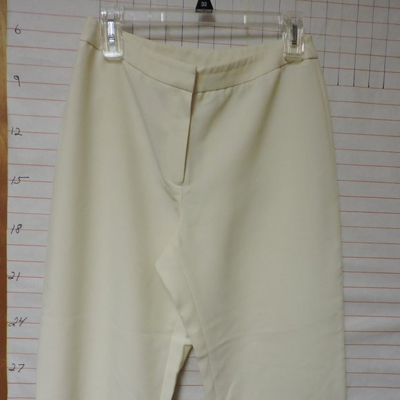 RALPH LAUREN, woman's petite slacks, sz 10P white - Picture 1 of 12